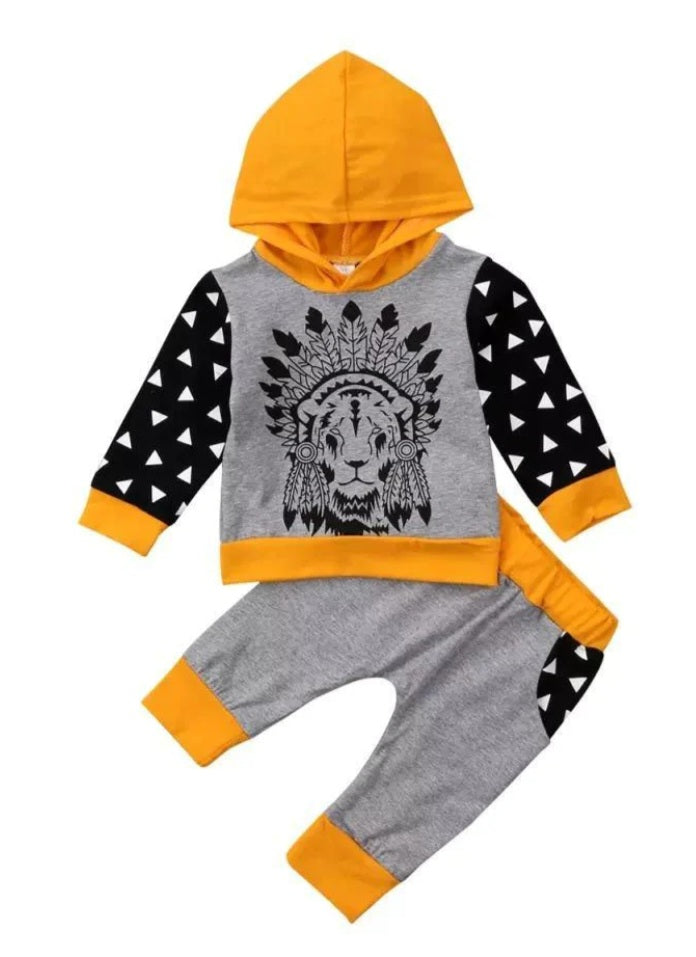 Lion Hoodie and Pants 20004