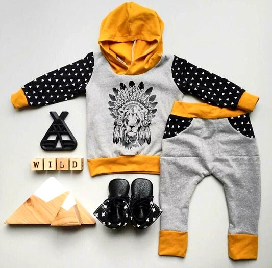 Lion Hoodie and Pants 20004