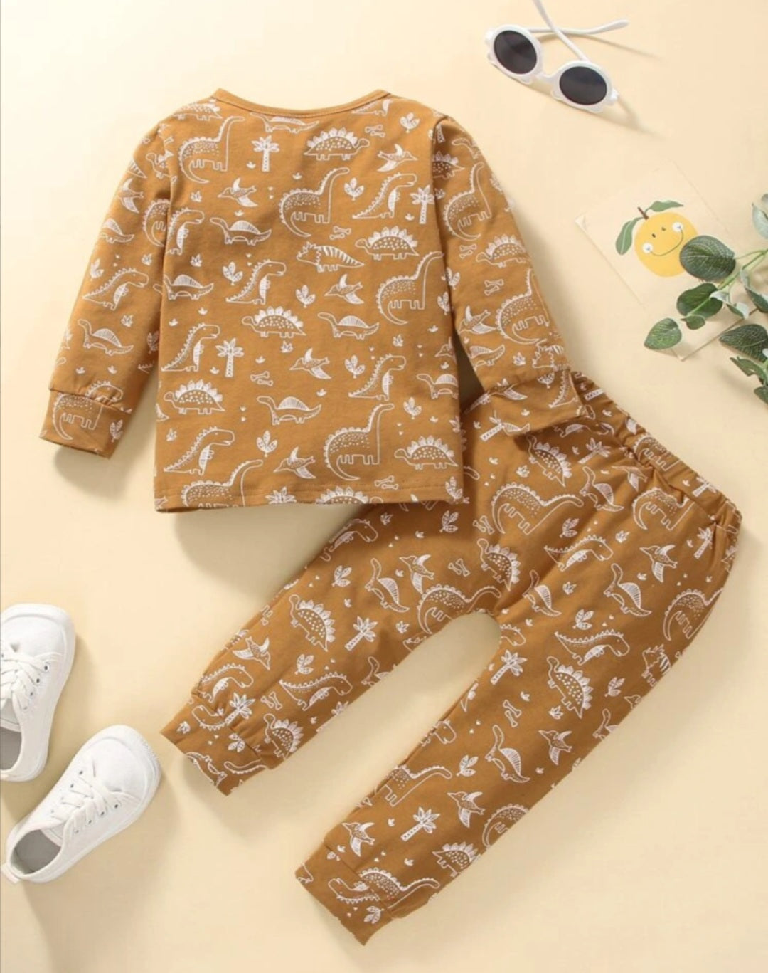 Caramel Dinosaur Casual Wear