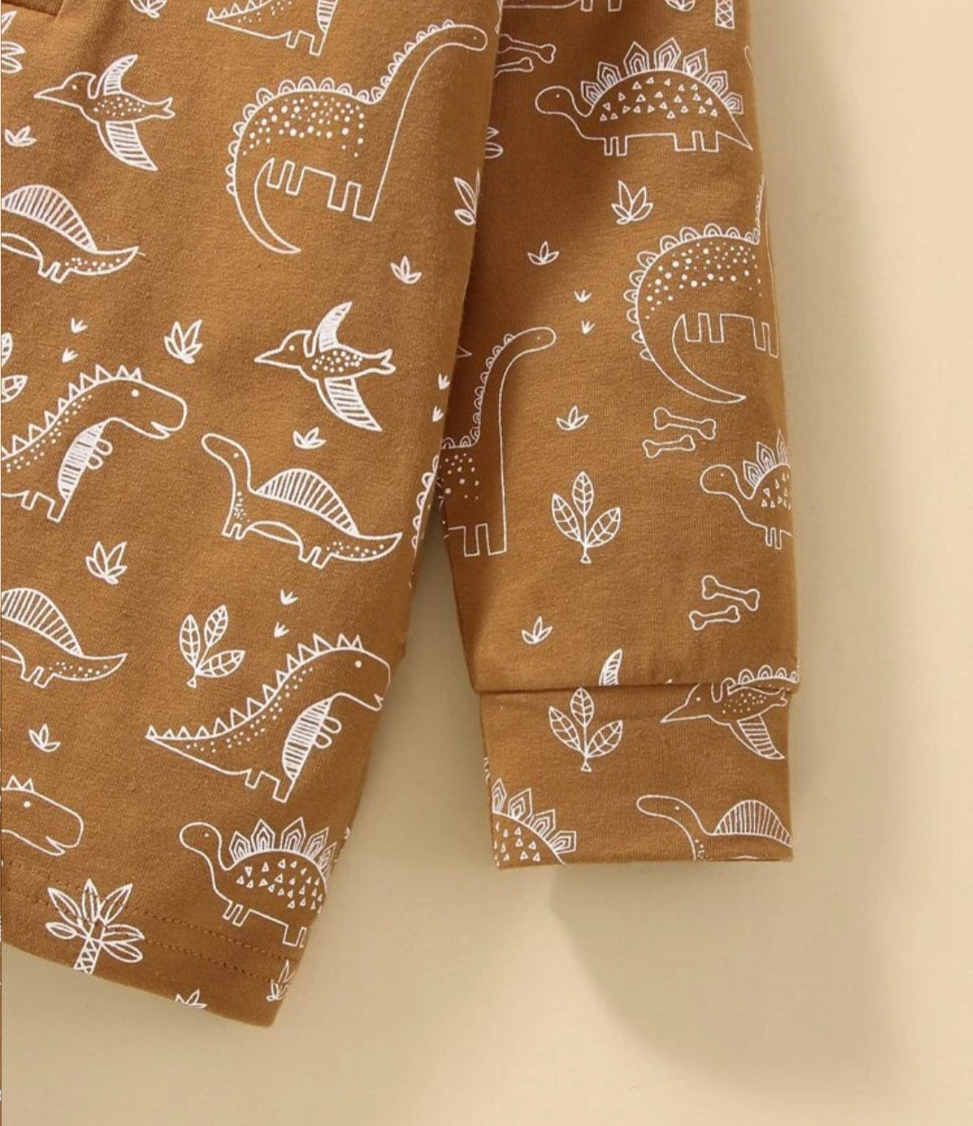 Caramel Dinosaur Casual Wear