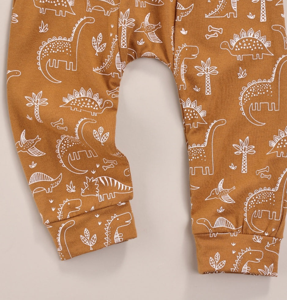 Caramel Dinosaur Casual Wear