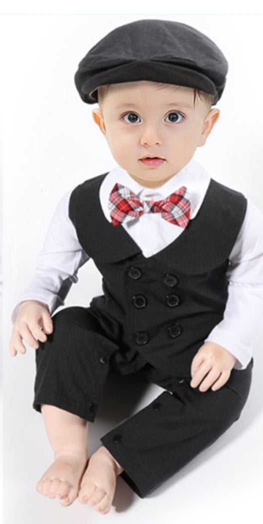 Gentleman Suit and Milk Man Cap 2000286