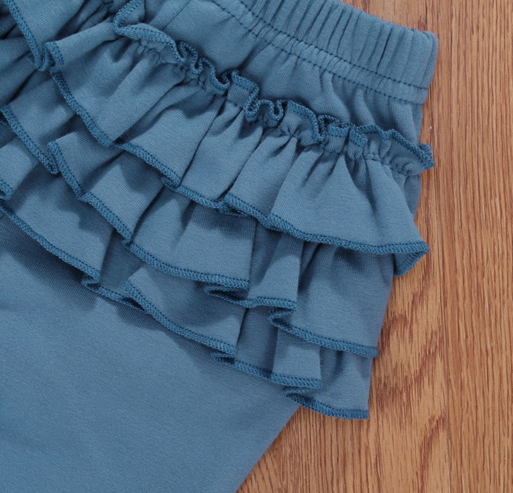 Petrol Blue Rainbow Crewnek Sweatshirt and Pants 1001120