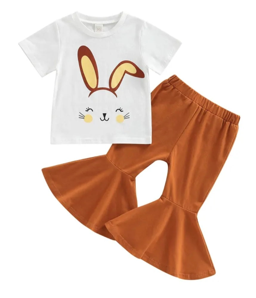 Bunny T-shirt and Toffee Bellbottoms 1001125