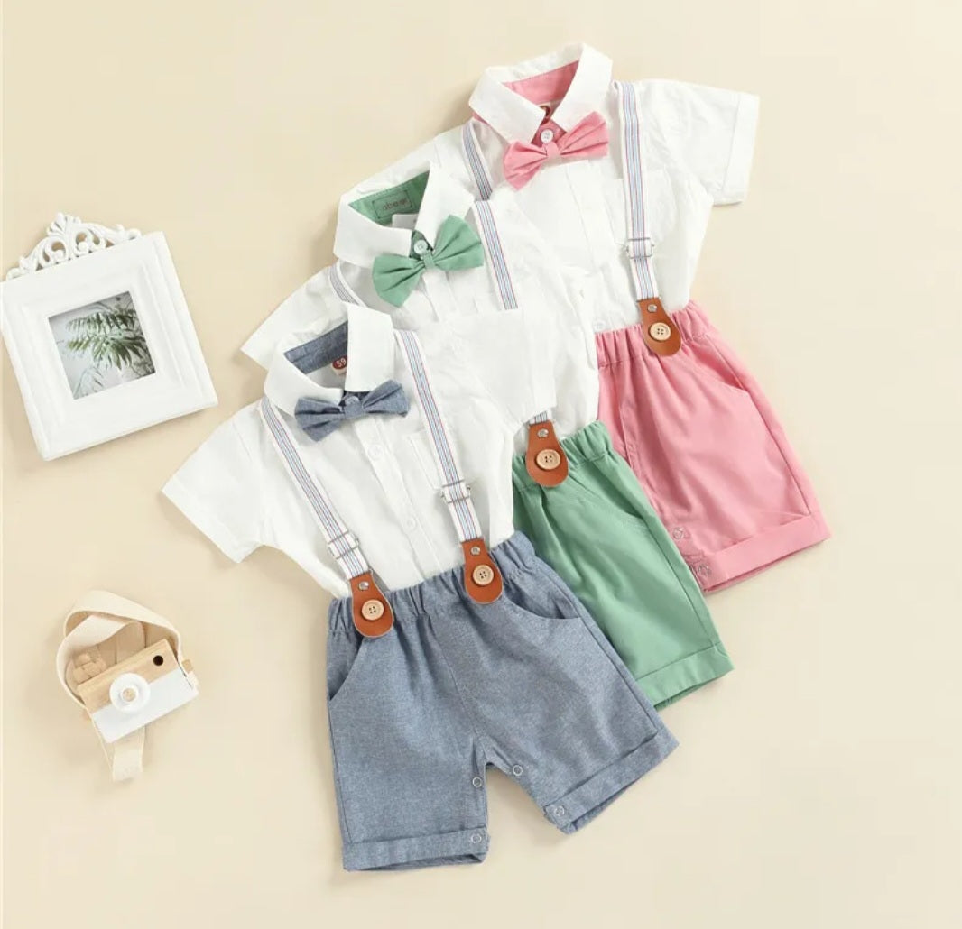 Blue And White Gentleman Suit 4PSC 2000344