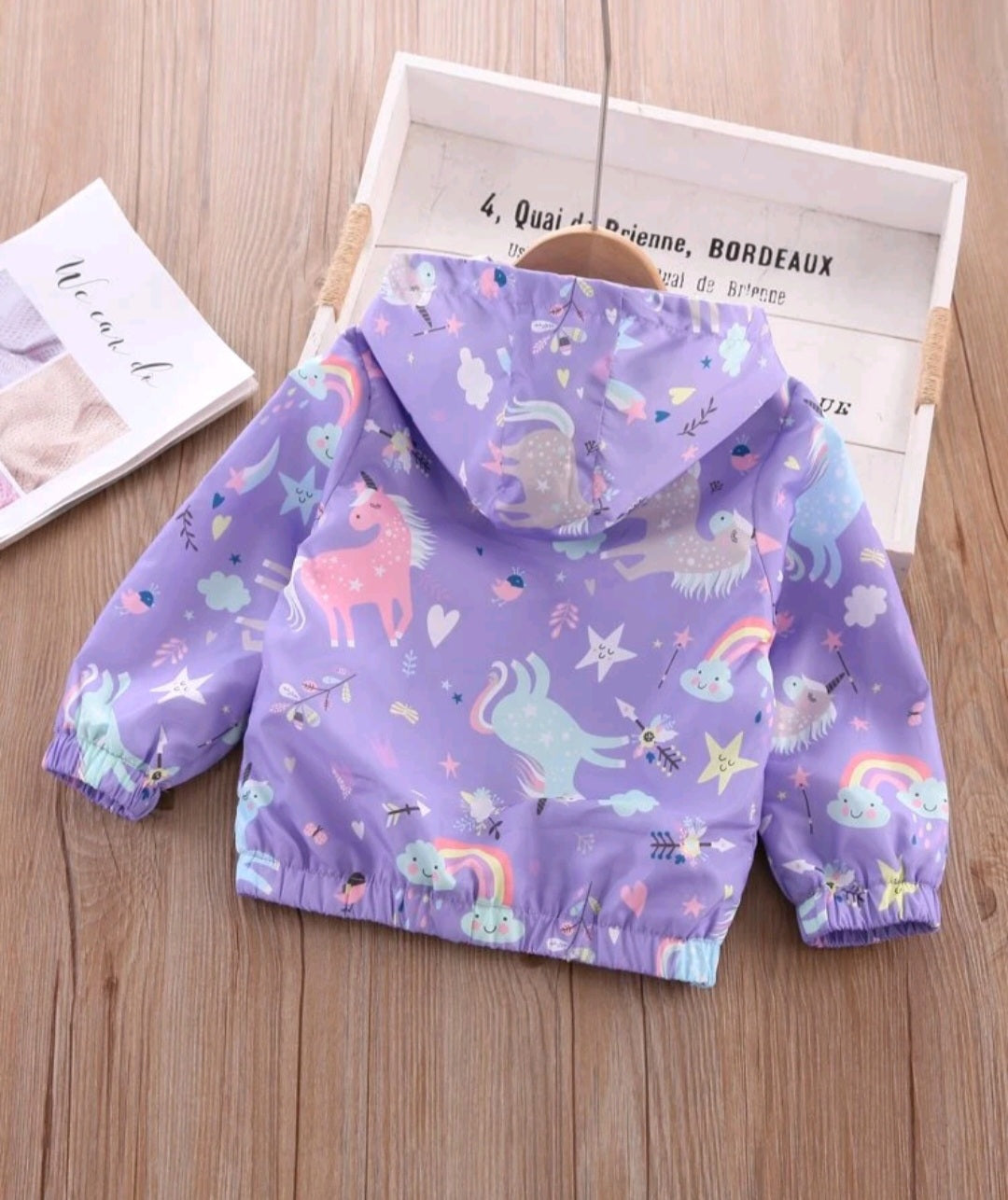 Purple Unicorn Windbreaker