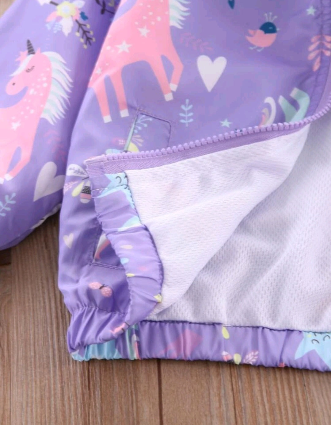 Purple Unicorn Windbreaker