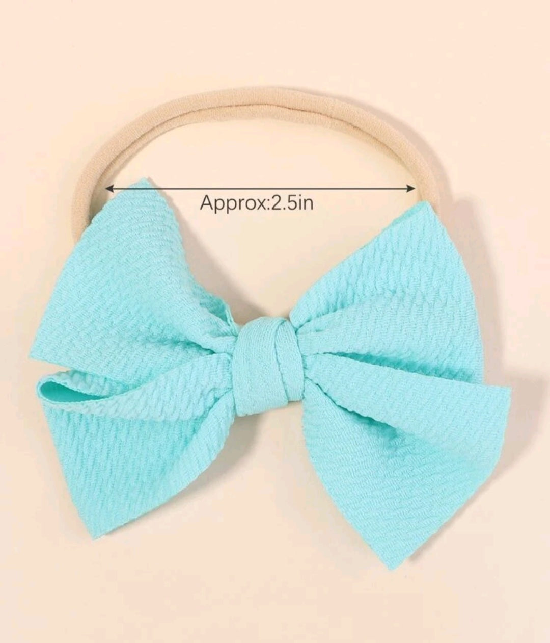 Pastel Big Bow Headbands 3's