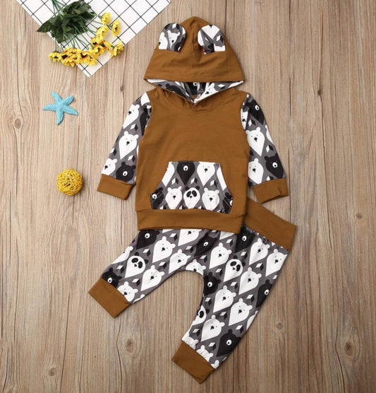 Bear Hooded Tracksuit 20009