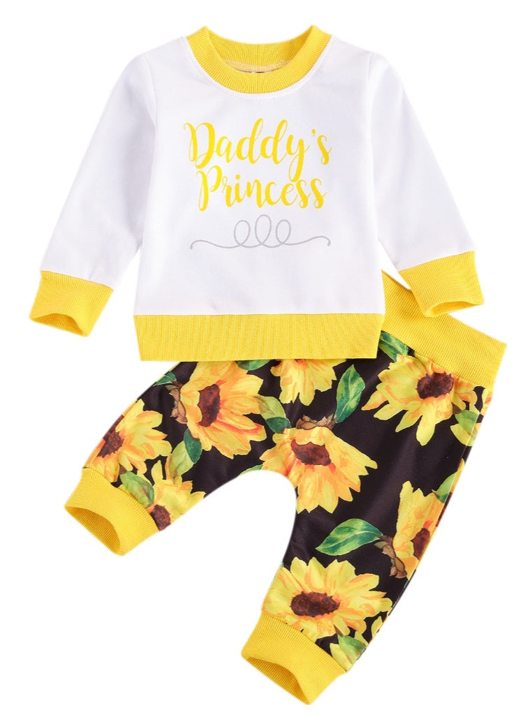 Daddy's Princess Sunflower Black #90002