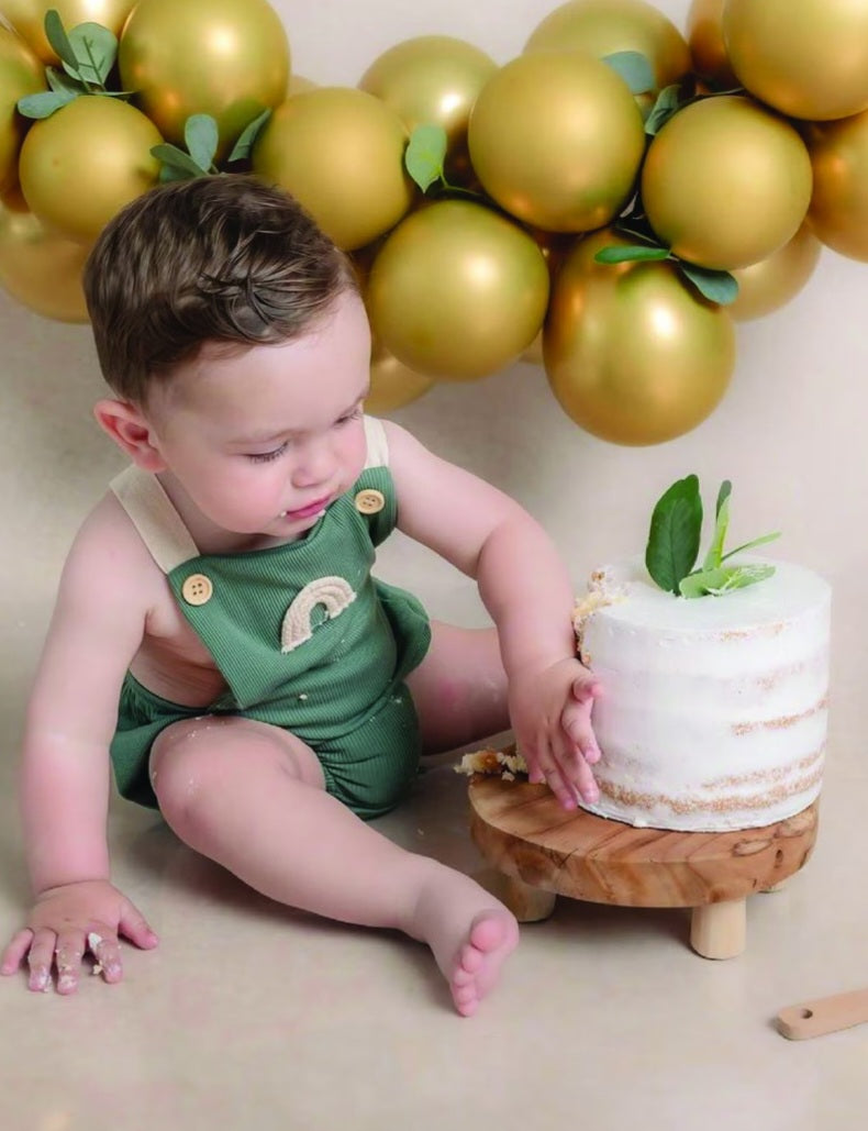 Sage Rainbow Boho Romper Gender Neutral 2000323