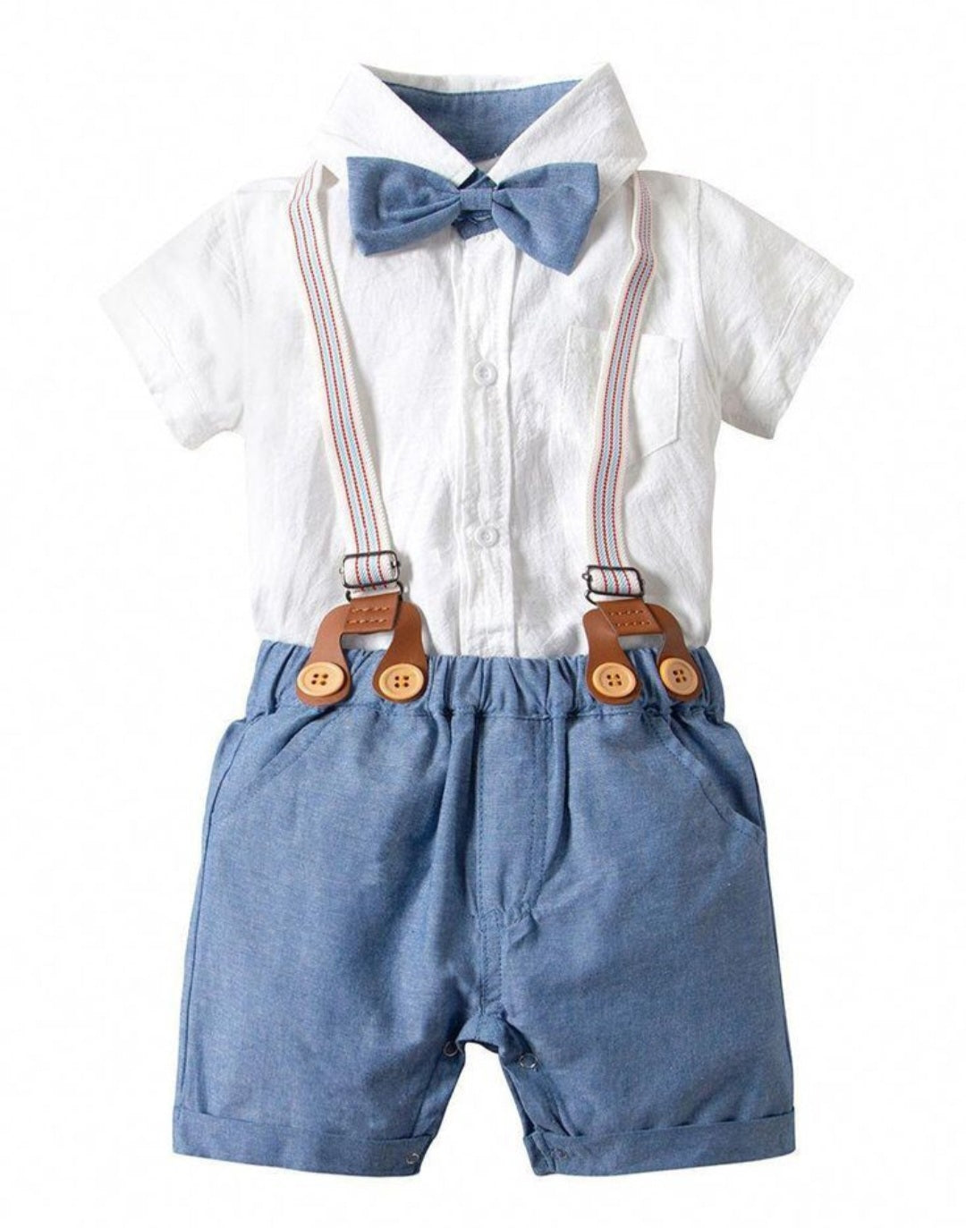 Blue And White Gentleman Suit 4PSC 2000344