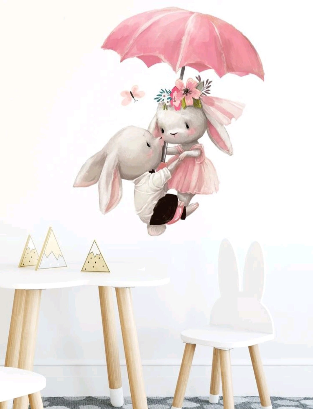 Bunny Wall Sticker Umbrella 500019