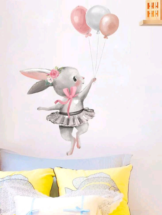Bunny Tutu Wall Sticker 600014