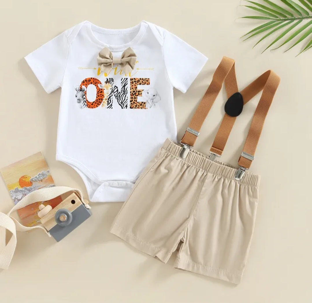 Wild One Birthday Safari Outfit