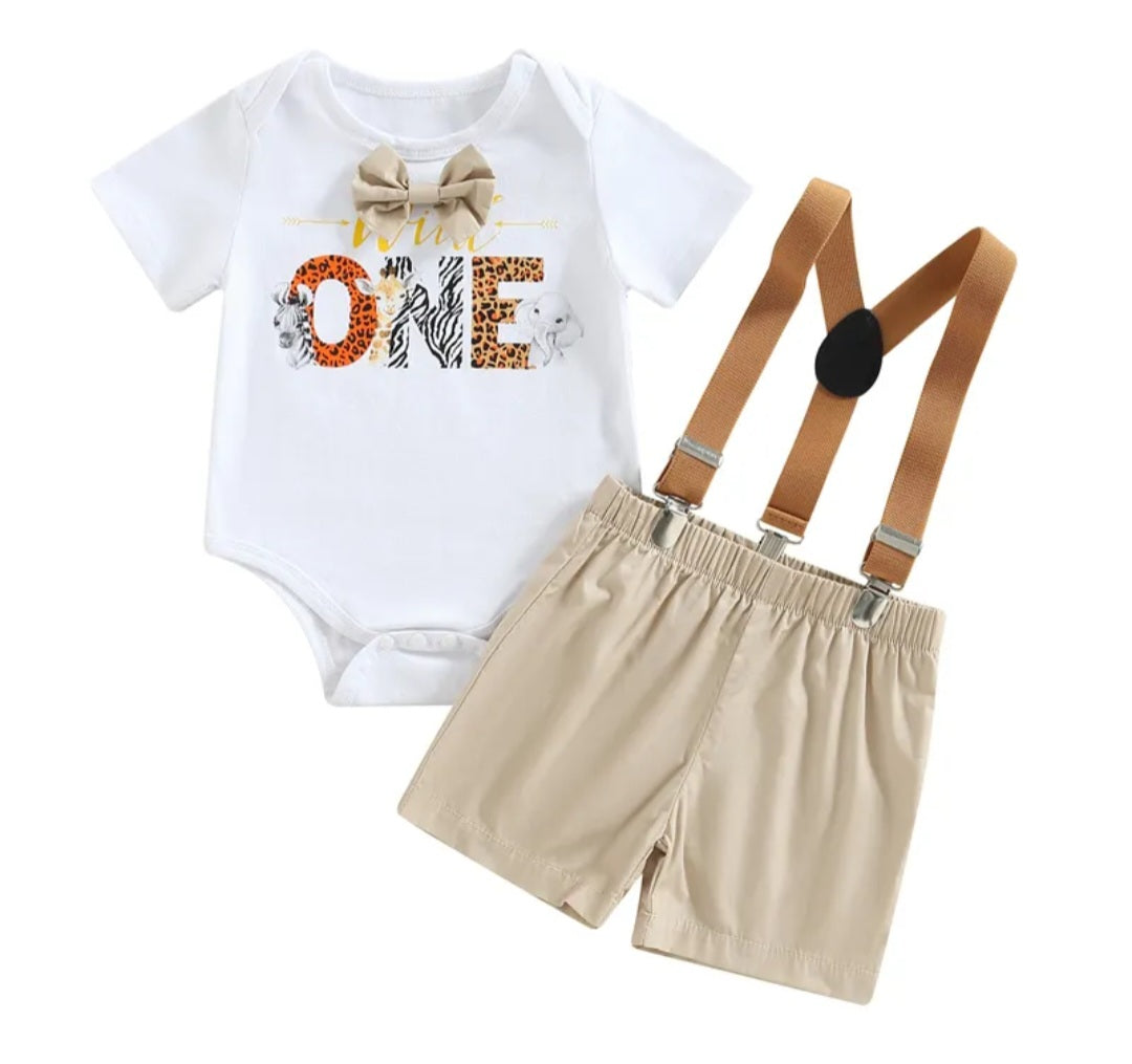 Wild One Birthday Safari Outfit