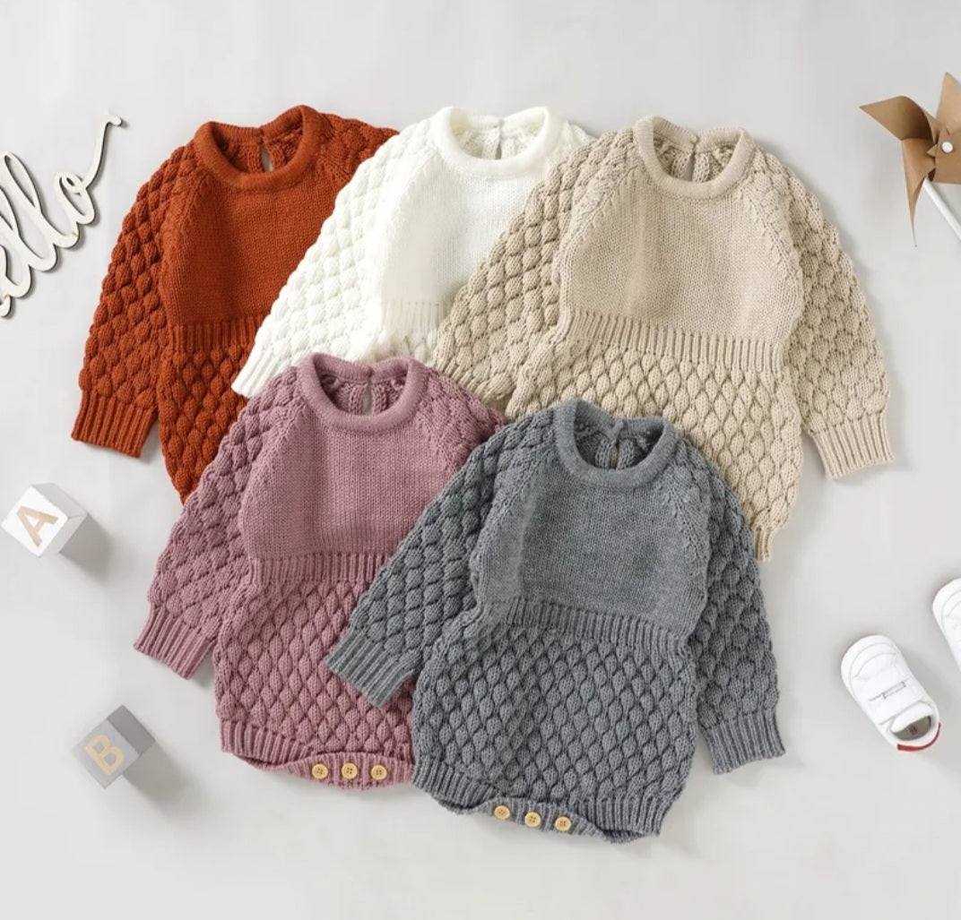 Luxury Knitwear ROMPERS Gender Neutral  10001