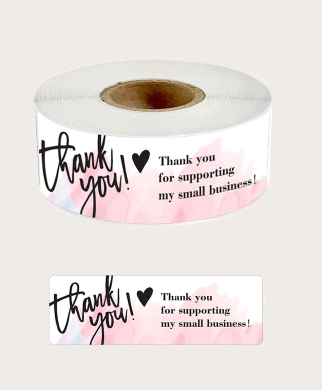 Thank You For Supporting My Small Business Stickers