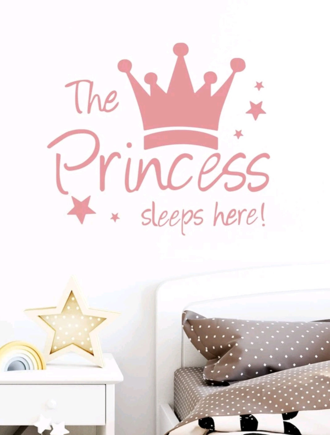 Tha Princess Sleeps Here Wall Sticker