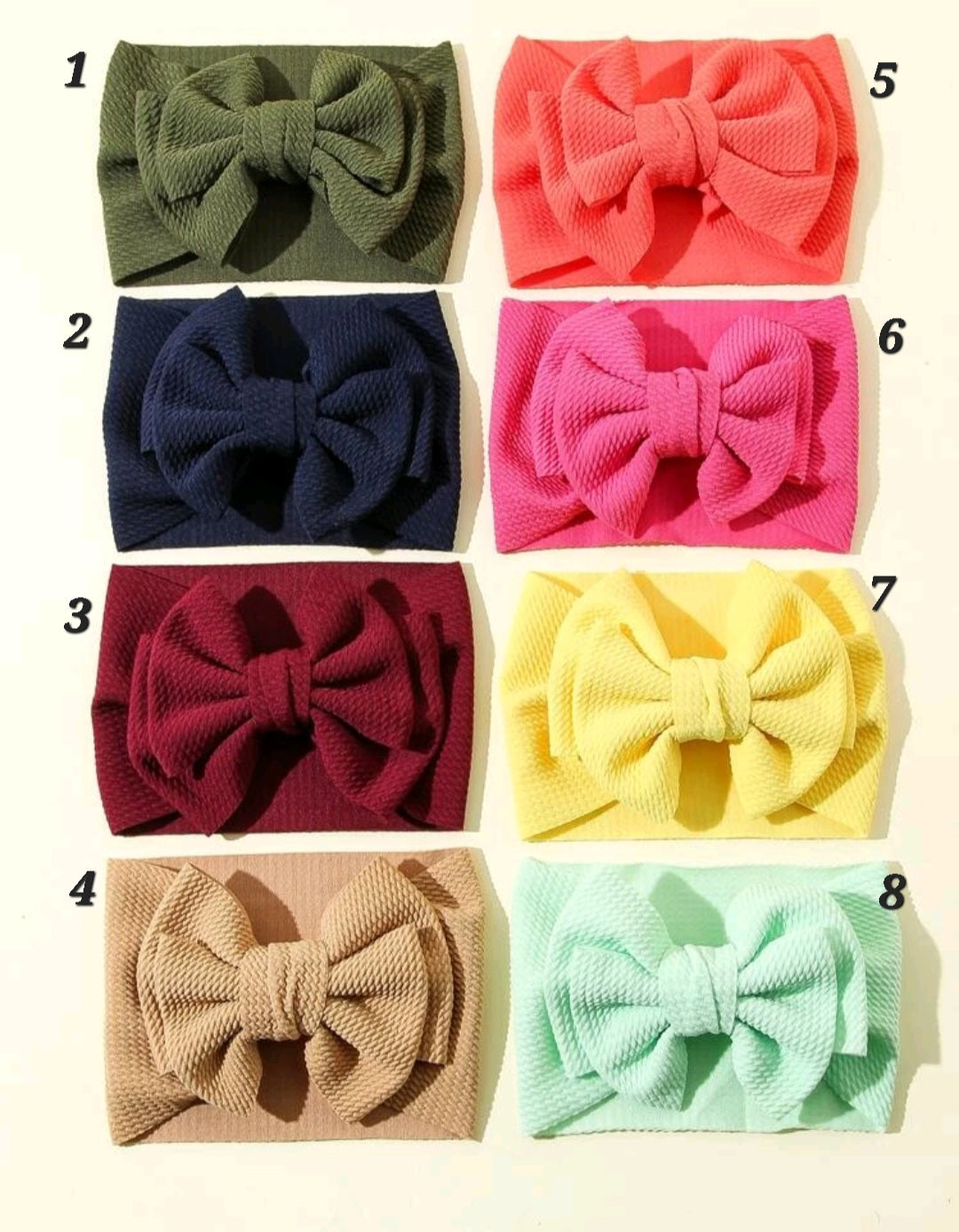 Big Bow Headbands (1's)