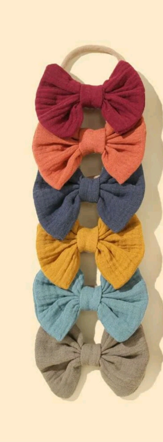 6'S Muslin Headbands