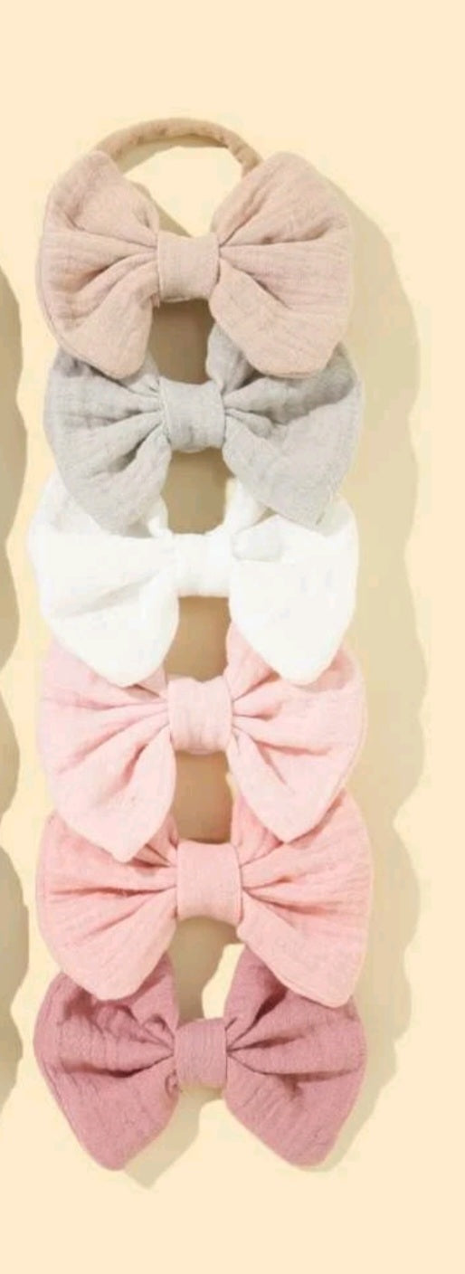 6'S Muslin Headbands