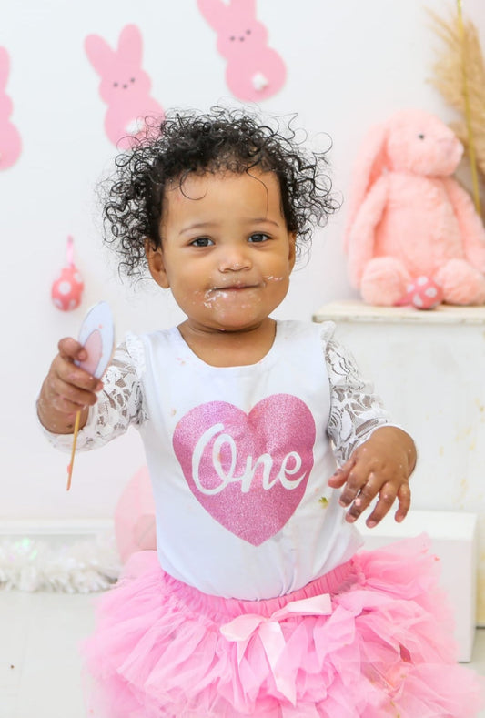 One Birthday Outfit wit Ruffle Bloomer 1000783