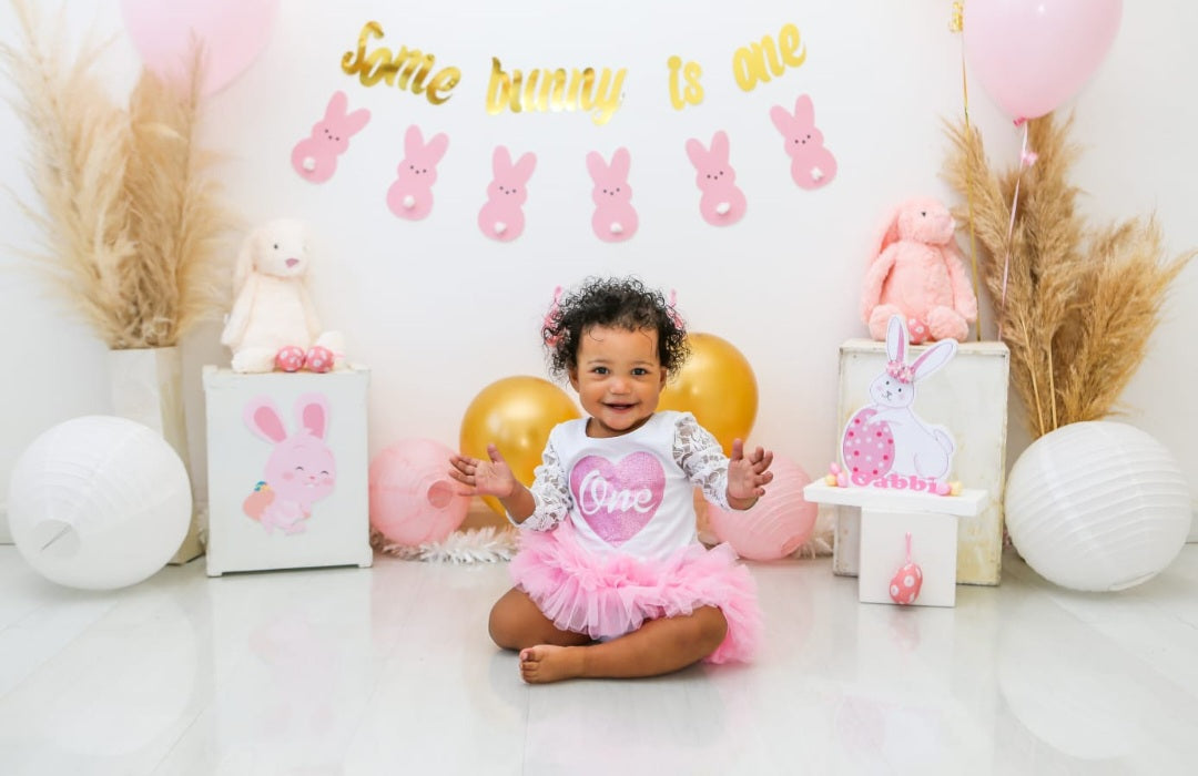 One Birthday Outfit wit Ruffle Bloomer