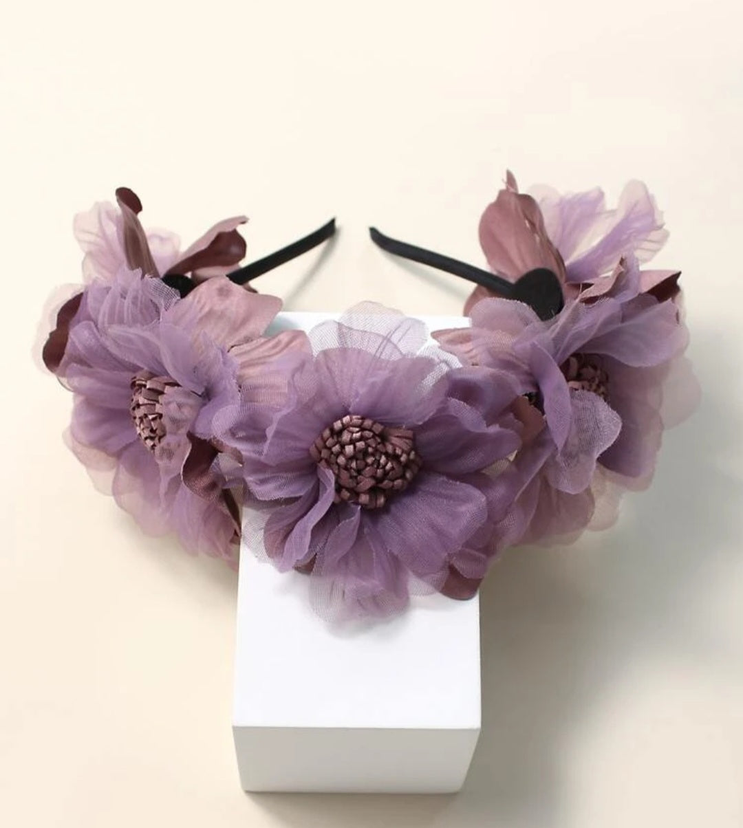 Lilac Floral Headband