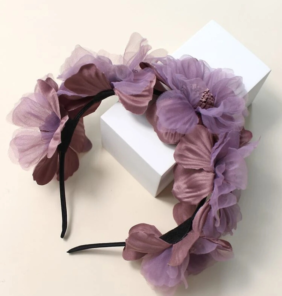 Lilac Floral Headband