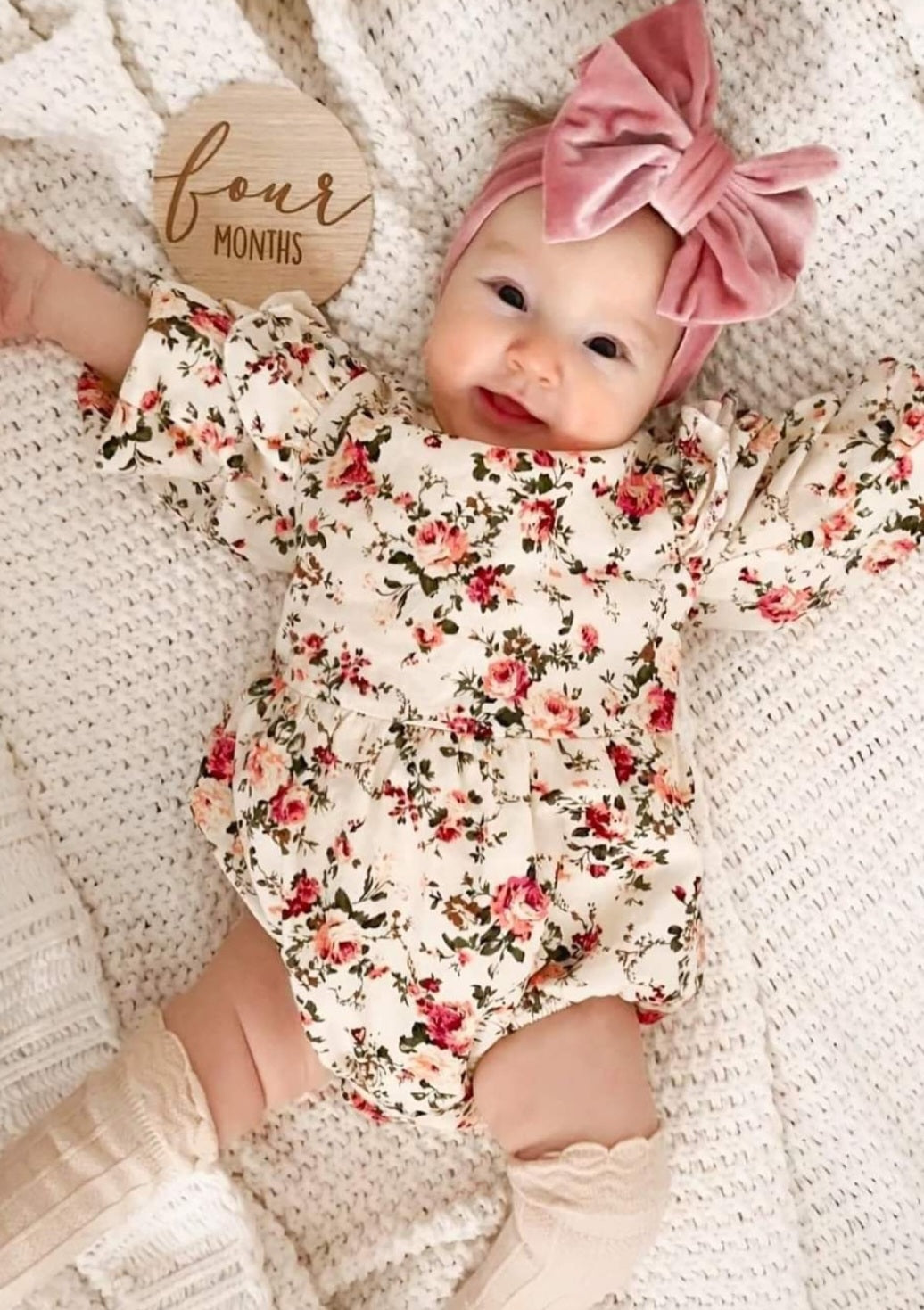 Floral Balloon Romper