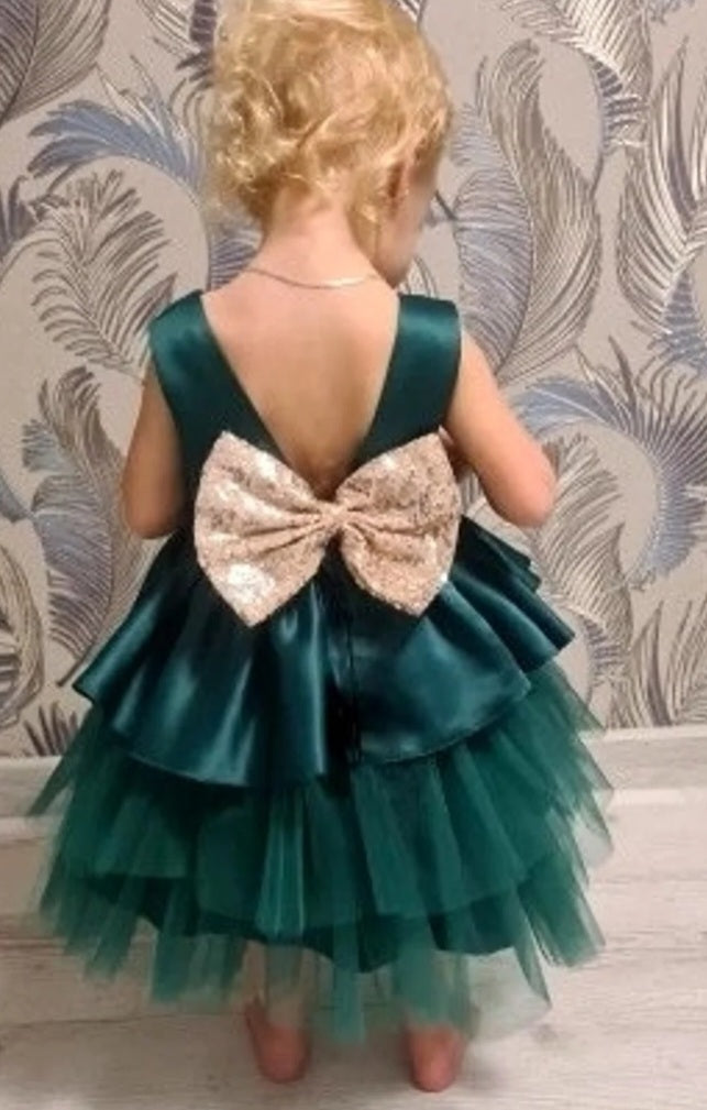 Forest Green Special Occasions Dress