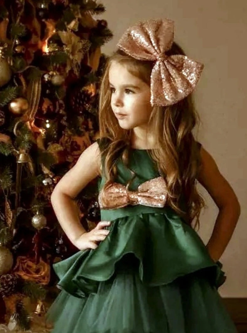 Forest Green Special Occasions Dress