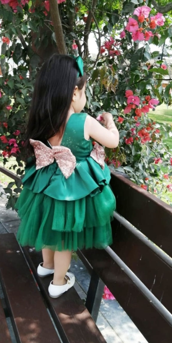 Forest Green Special Occasions Dress