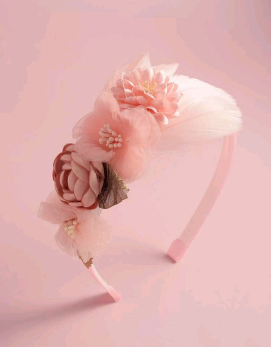 Pink Headband Floral