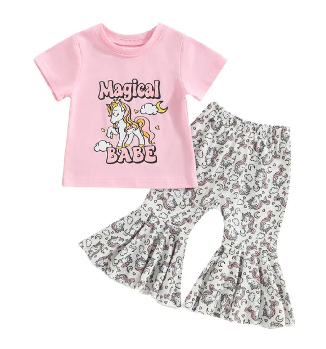 Magical Unicorn Babe T and Bellbottoms