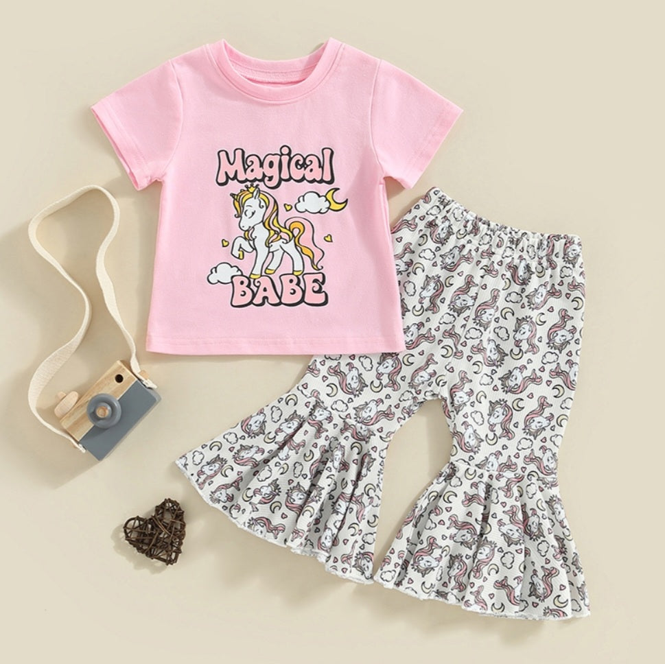 Magical Unicorn Babe T and Bellbottoms