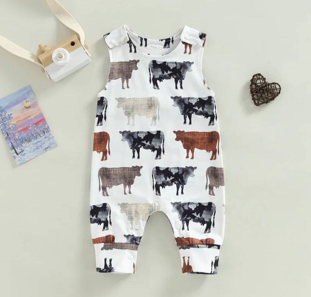 Ranch Life, Cow Jumpsuit