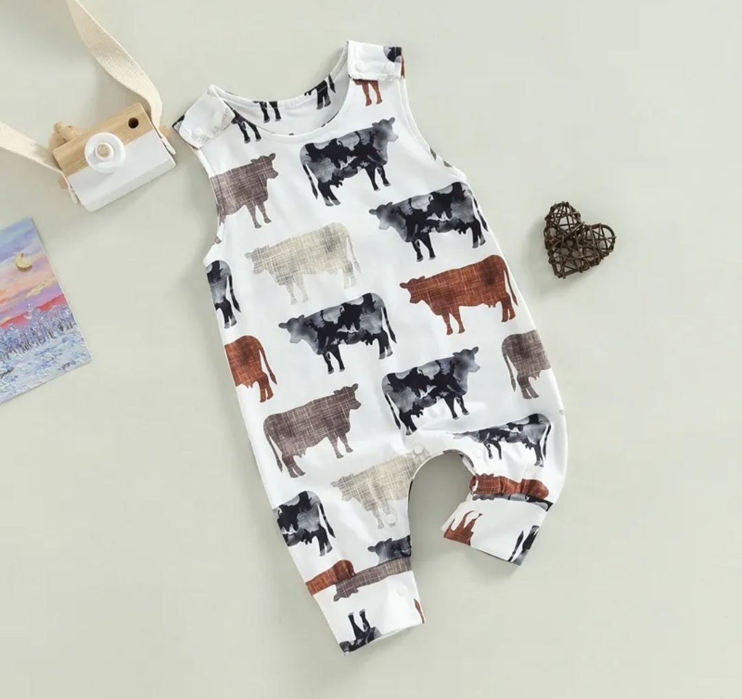 Ranch Life, Cow Jumpsuit