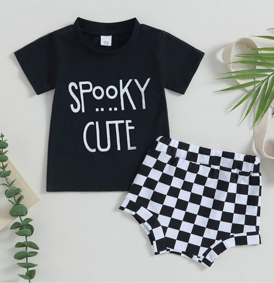 Spooky Cute Romper and Bloomer (Gender Neutral)