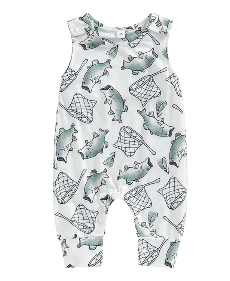 Daddy's Little Fishing Buddy Jumpsuit 