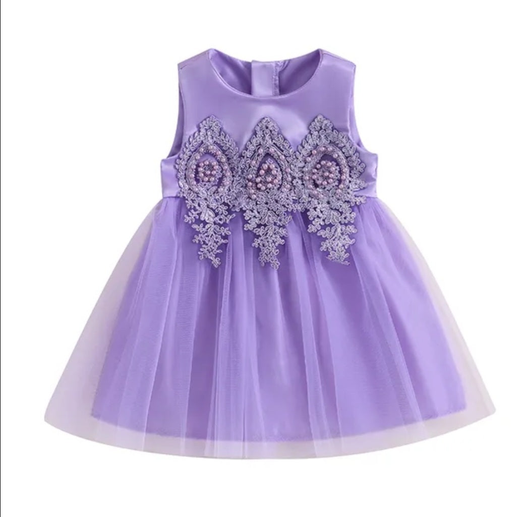 Purple Satin Special Occasions Dress 1000837