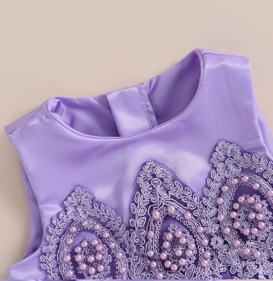 Purple Satin Special Occasions Dress 1000837