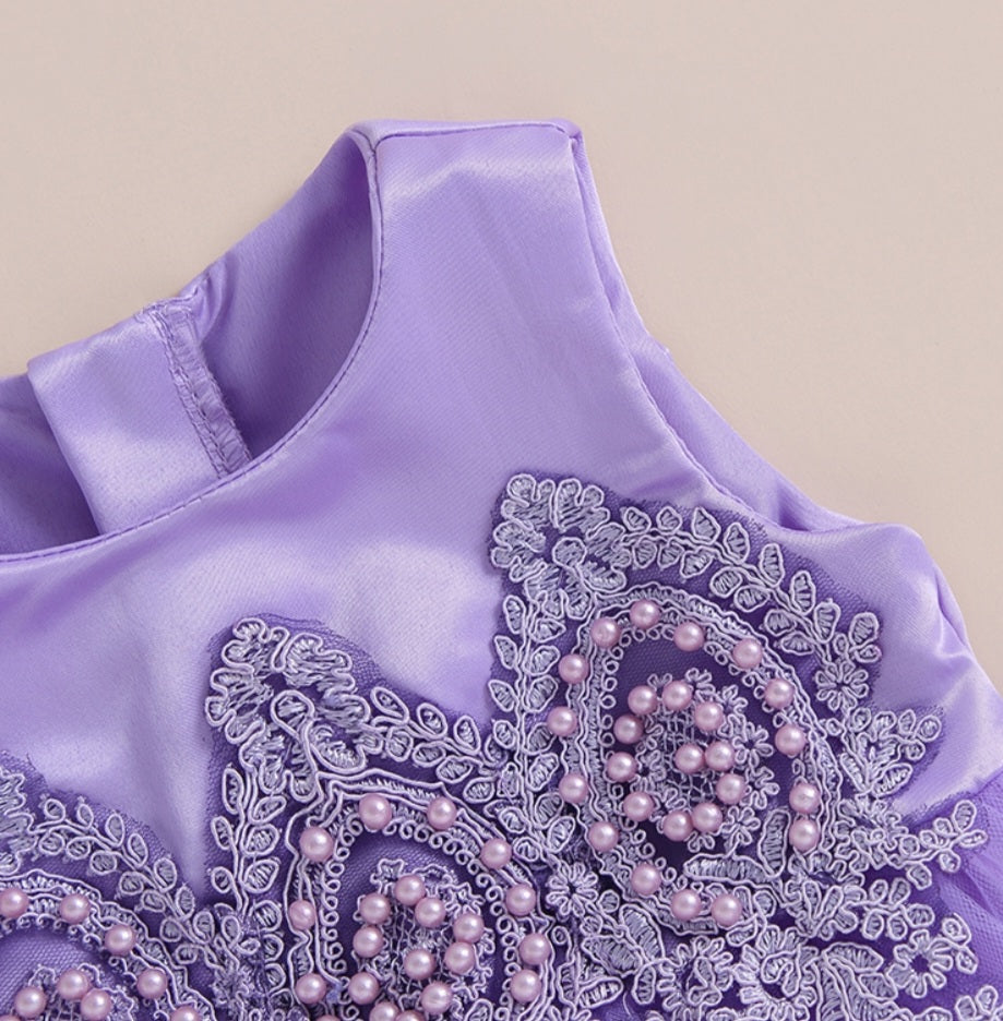 Purple Satin Special Occasions Dress 1000837