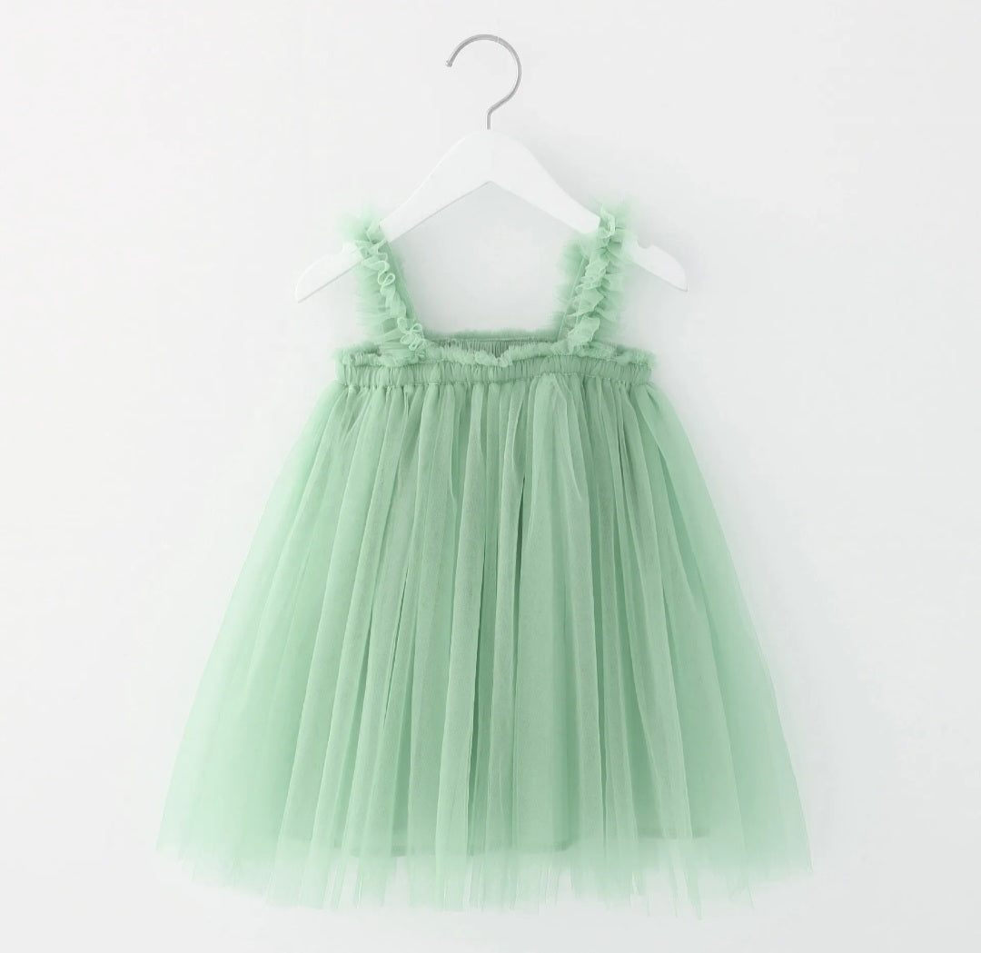 Mint Green Tulle Dress 1001072
