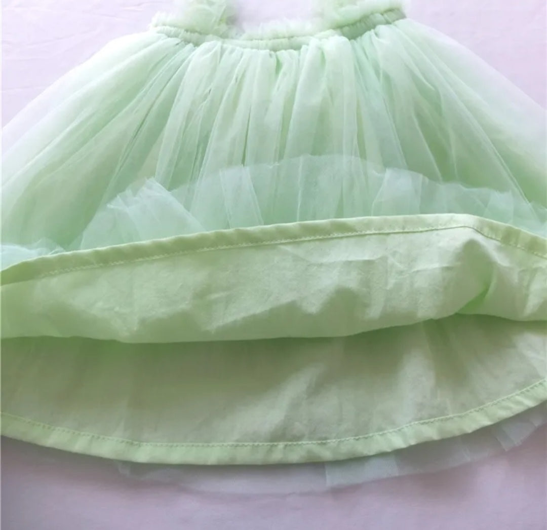 Mint Green Tulle Dress 1001072