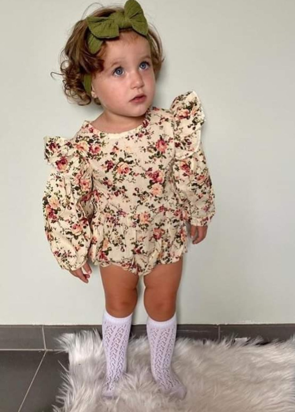 Floral Balloon Romper