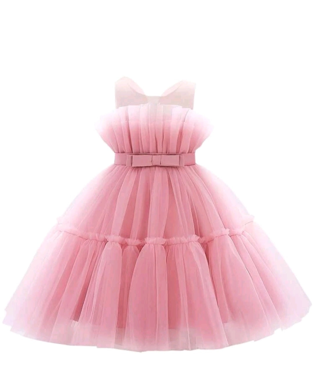 Pink Princess Ruffle Dress #1001188