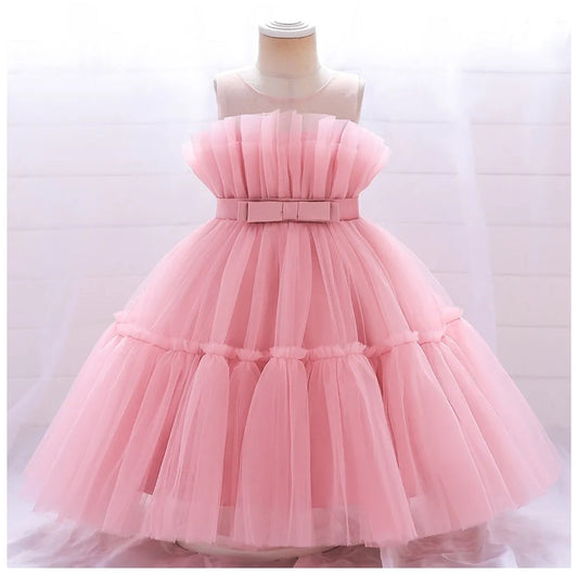 Pink Princess Ruffle Dress #1001188