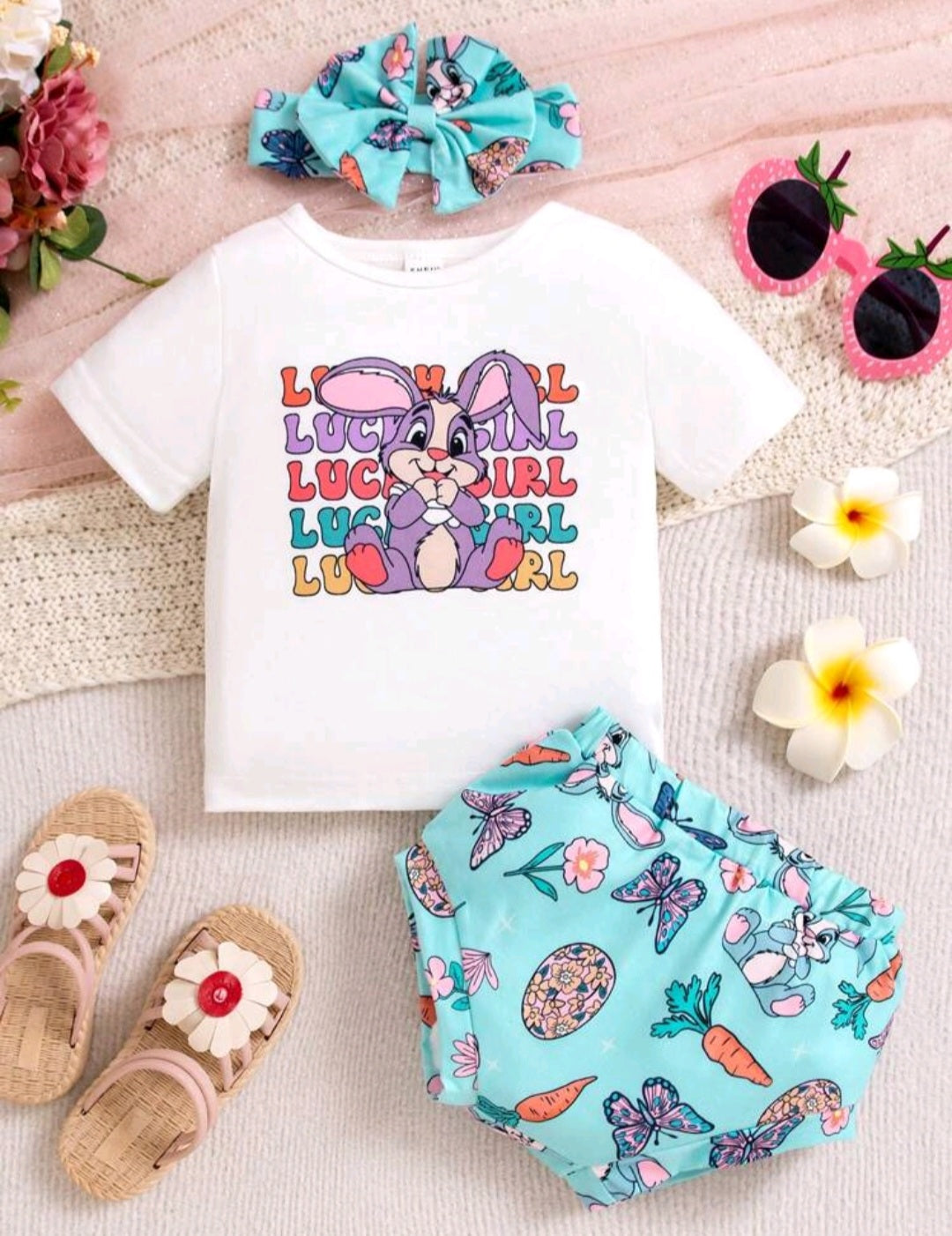 Bunny Top with Bloomer and Headband